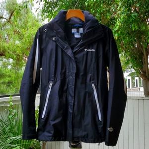 Black Columbia Size Small Rain Jacket